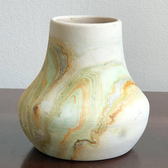 American Late 20th Century Nemadji Pottery Vase For Sale - Image 3 of 9