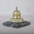 Antique 19th Century Bronze Inkwell with Hinged Lid on Marble Base For Sale - Image 10 of 10