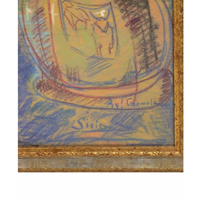 Modern Sirio Pellegrini, Nude under the Tree, Mixed Media, 1960s For Sale - Image 3 of 5