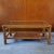 Wood Pencil Reed Rattan Coffee Table, 1970s For Sale - Image 7 of 7