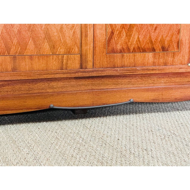 Art Deco French Walnut Sideboard by Jules Leleu, 1930s For Sale - Image 15 of 17