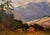 James Everett Stuart-1920s Junipero Serra Peak on a Ranch House Landscape-Oil Painting For Sale - Image 4 of 9