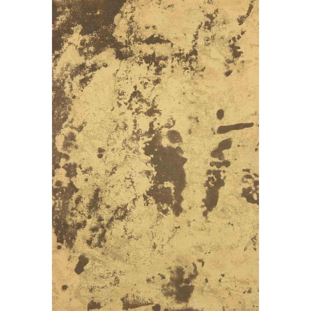 Lithograph on paper realized by Dubuffet in 1958. Artist proof, hand signed and dated in pencil lower right. Very good...