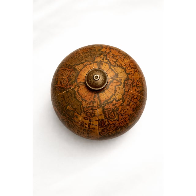 Mid-Century Modern Italian Globe Trinket Box, 1950s For Sale - Image 4 of 8