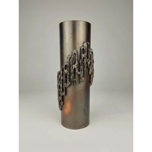 Vintage Brutalist Vase, 1970 For Sale - Image 4 of 10