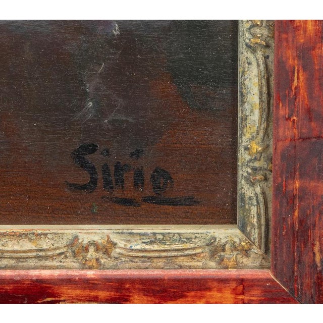 Sirio Pellegrini, The Professor, 1969, Oil Painting on Board, Framed For Sale - Image 6 of 7