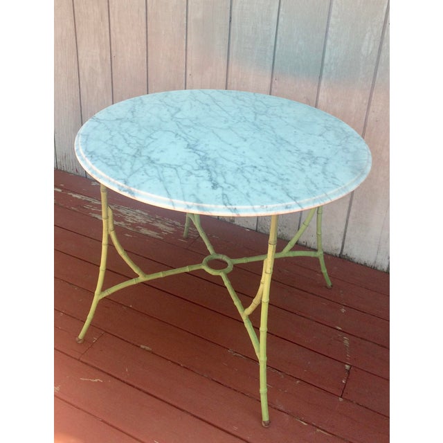 Marble Top Bistro Table Chairish