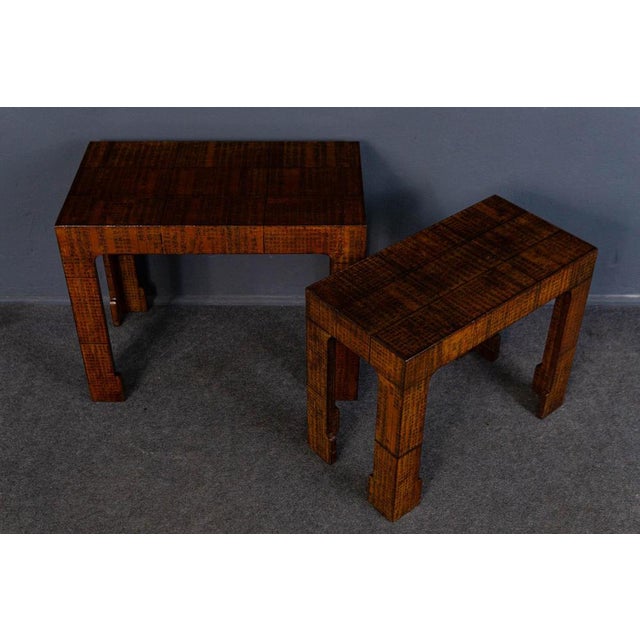 Item: Pair of side tables/coffee table Period & style: Asia - second half of the 20th century Features - Set of two side...