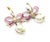 Chanel Gold Fuchsia Ribbon Bow CC Pearl Dangle Hoop Earrings *Marked 05 *Made in Italy *Comes with the original box...