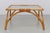 Danish Modern Square Rattan and Glass Coffee Table, 1960s For Sale - Image 15 of 15