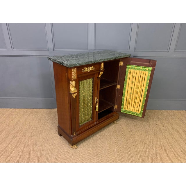 French Empire Mahogany Chiffonier, 1850 For Sale - Image 15 of 17