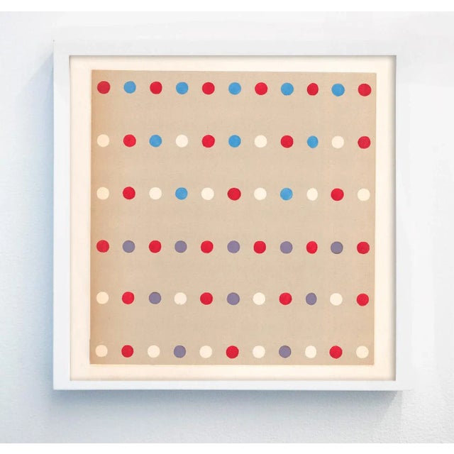 Mid-Century Modern Mid-Century Modern Color Dots in Primary Colors For Sale - Image 3 of 4
