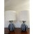 AERIN Contemporary Aerin Gannet Table Lamps in Drizzled Cobalt - a Pair For Sale - Image 4 of 4