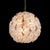 Mid-Century Modern Gardenia Ball Hanging Lamp, 1980s For Sale - Image 3 of 5