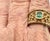 Green 18k Renaissance Inspired Ring W/Emerald Center, Size 7.25 For Sale - Image 8 of 11