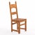 Rustic European 1950s French Oak & Rush Ladder-Back Dining Chairs - Set of Six For Sale - Image 3 of 7