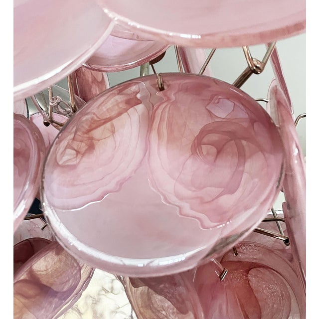 Disc Murano Glass Chandeliers, Set of 2 For Sale - Image 13 of 17