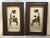 Glass 19th Century Pair of Victorian Reverse Painted and Cut Glass Framed Mirrors For Sale - Image 7 of 10
