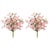 Rustic Mini Blush Floral Bush (Set of 2) For Sale - Image 3 of 3
