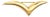 Tiffany & Co. Vintage 18k Yellow Gold Flying v Chevron Brooch Pin For Sale