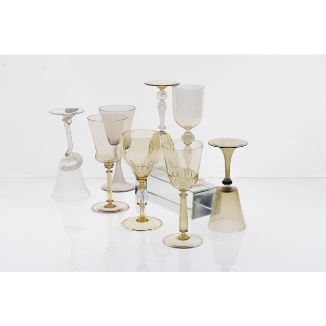 Glasses by Cenedese, Set of 8 For Sale - Image 3 of 18