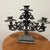 Vintage Art Nouveau Triple French Gothic Candelabra Candle Holder For Sale - Image 11 of 12