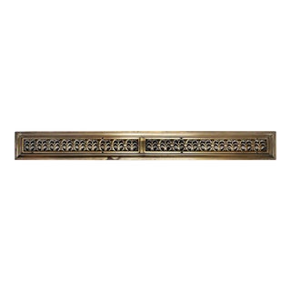 Antique Bronze Ventilation Grill Art Deco For Sale