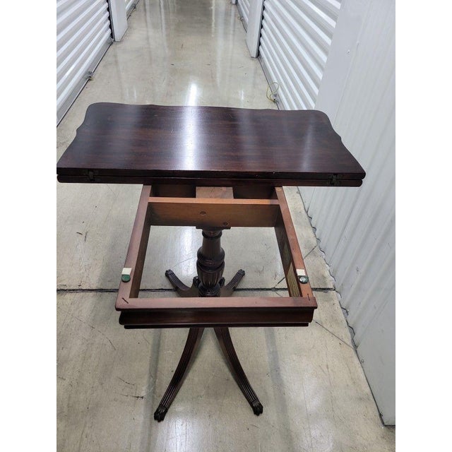 Brandt Vintage Mahogany Gaming Table #155 For Sale In Miami - Image 6 of 9