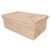 Boho Chic Artifacts Rattan Rectangular Storage Box with Lid in White Wash - 14" For Sale - Image 3 of 7