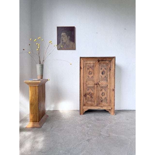 Small Folk Art Cabinet, 1960s For Sale - Image 4 of 18