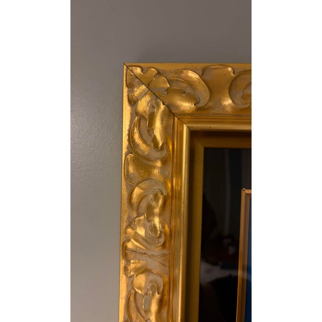 Contemporary Late 20th Century Christine Oberthur “Vase Au Fond Bleu” Framed Limited Edition Giclée With Coa For Sale - Image 3 of 5
