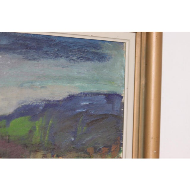 Ivan Broberg, Countryside, 1950s, Oil on Panel, Framed For Sale - Image 14 of 16