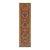 3x30Ft. Brunt Orange Persian Design Inspired Hand Knotted Wool Runner Rug For Sale