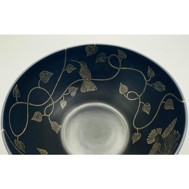 Emilia Castillo for Los Castillo Plata Pura Porcelain & Silver Bowl, Taxco, 1991 For Sale - Image 13 of 18