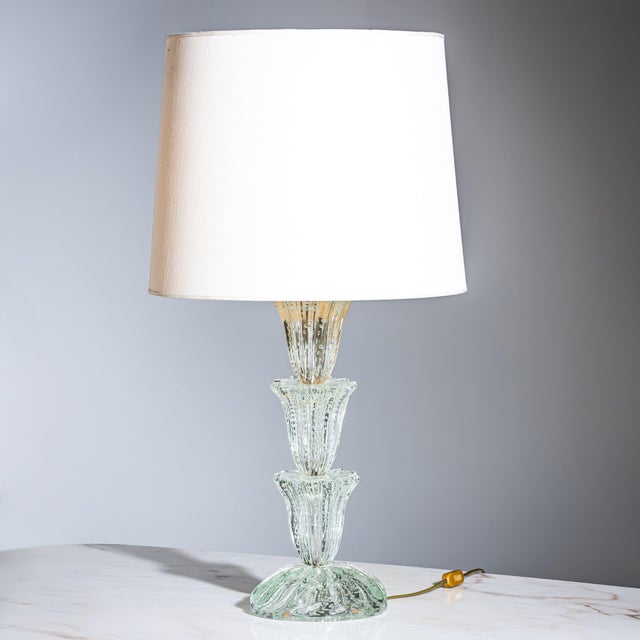 1940s Table Lamp, Attributed to Barovier & Toso For Sale - Image 9 of 9