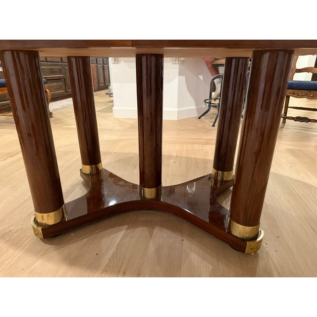 Wood 1990s Henredon Dining Table For Sale - Image 7 of 16
