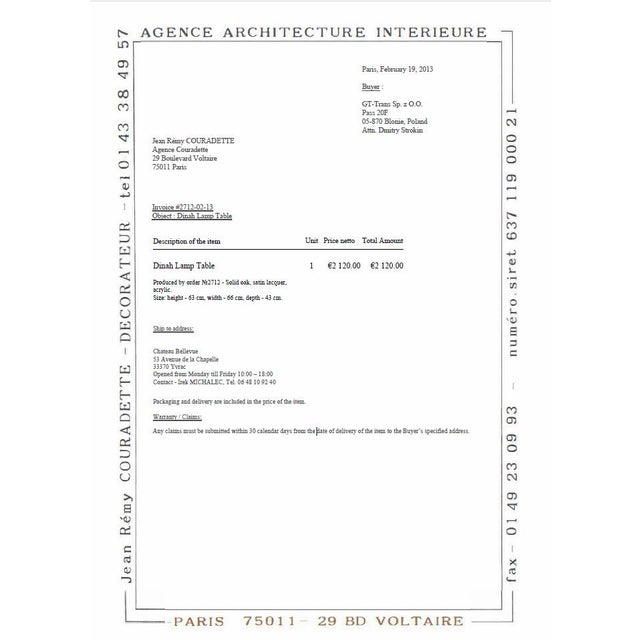 Early 21st Century Dinah Nightstand by Jean-Rémy Couradette For Sale - Image 5 of 6