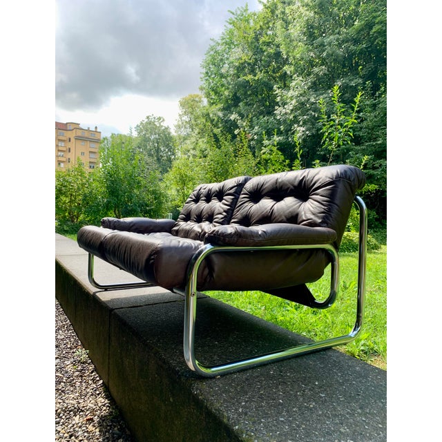 Midcentury Modern Borkum Sofa by Johan Bertil Häggström for Ikea, 1970s For Sale - Image 6 of 18