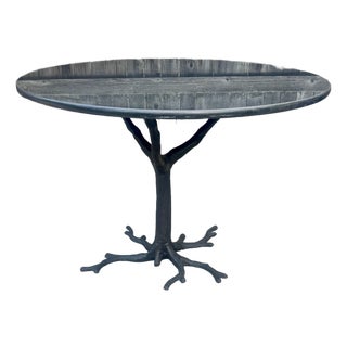 Global Views “Faux Bois” Dining Table For Sale