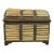 Vintage Late 20th Century Brass Dome-Top Jewelry/Document Box With Bone Fittings For Sale