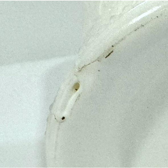 Glass Late 19th Century Atterbury Milk Glass Jar For Sale - Image 7 of 7