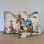 Asian Brunschwig & Fils Luang Print Pillows in Meadow With Green Cord- Double Sided For Sale - Image 3 of 7