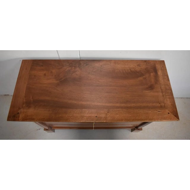 Small Solid Walnut Chest of Drawers, 1800s For Sale - Image 5 of 18