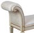 2000 - 2009 Dennis & Leen for Formations Gustavian Style Scroll Arm Painted Bench For Sale - Image 5 of 5