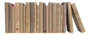 Decorative Books - Driftwood Books - Tan Books By The Foot