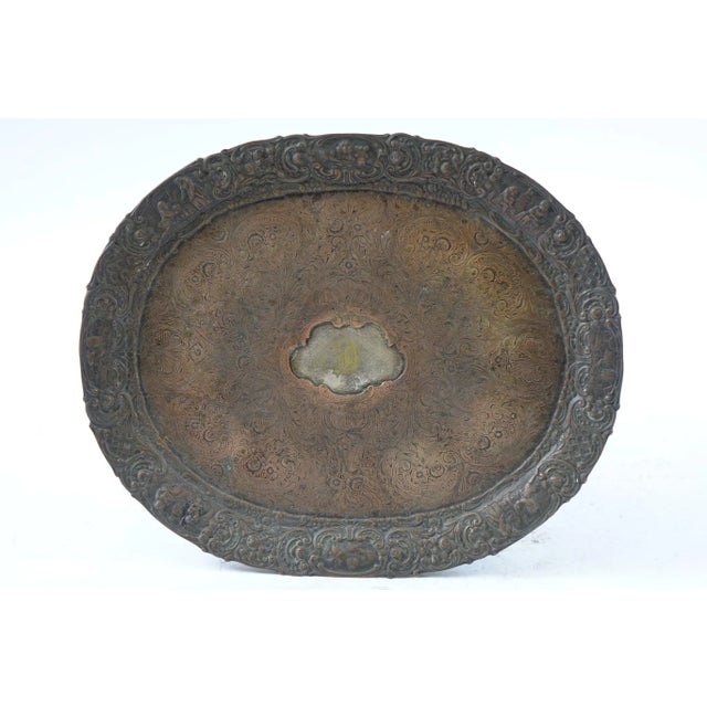 Antique British Copper Tray For Sale - Image 6 of 6
