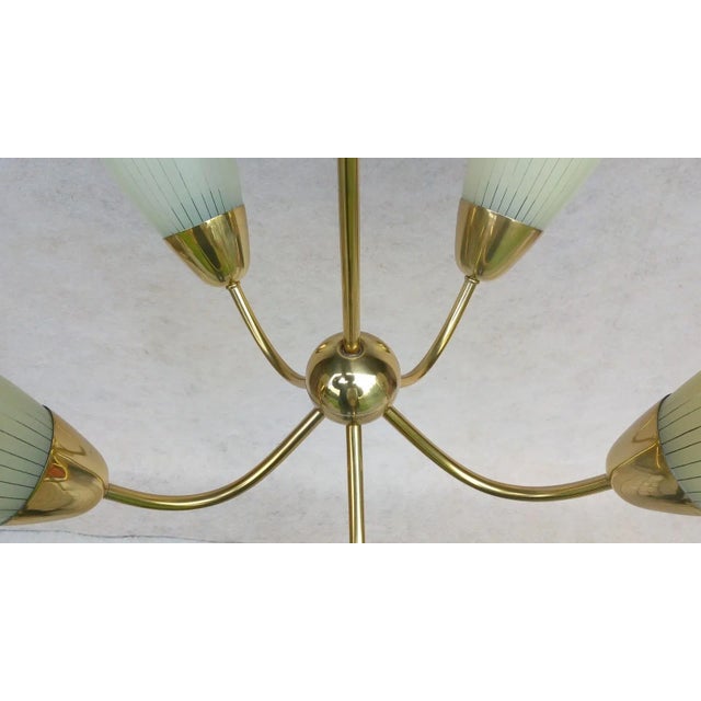 Mid-Century Modern Aluminum Chandelier, 1960s For Sale - Image 13 of 18