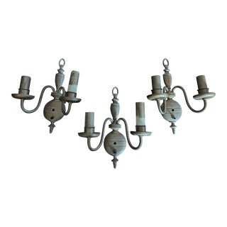 Early 20th Century Sconces - Set of 3. Appraised For Sale