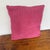 Contemporary Early 21st Century Raspberry Pink Cut Velvet Dot Pillow For Sale - Image 3 of 6