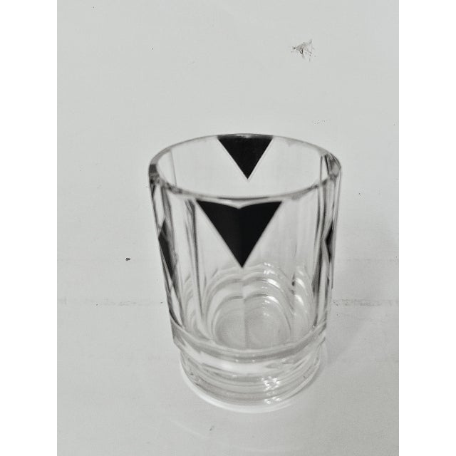 Bohemia Night Service Bottle and Glass from Karl Palda, 1930s, Set of 2 For Sale - Image 4 of 6